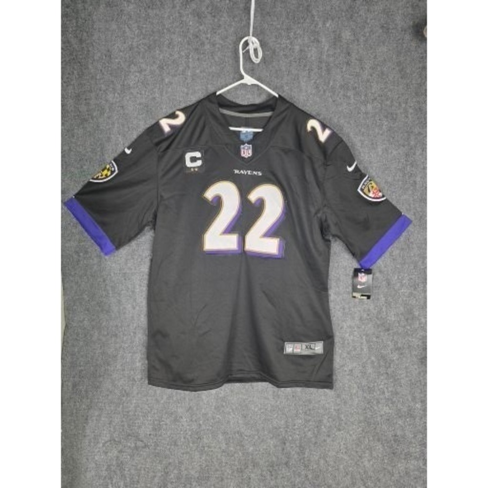 Nike NFL Baltimore Ravens‎ Derrick Henry 22 Jersey Black Sz XL Football Top NEW